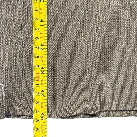 Zara Long Sleeve Crew Neck Body Con Maxi Dress Size Small - Picture 11 of 14